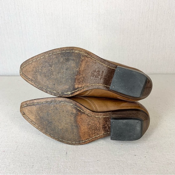 Guess~Vintage~Women’s 90’s Distressed Leather Western/Cowgirl Ankle Bootie~Sz7.5 - Picture 10 of 14